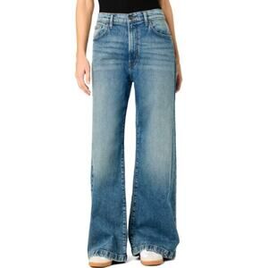 Hudson Women's Vespertine Jolene High Waist Wide Leg Jeans Size 25